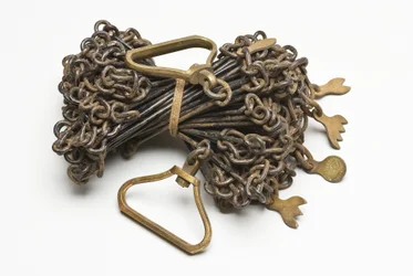 Corrente de Gunter, c.1880 (ferro e latão)